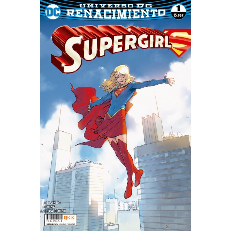 SUPERGIRL Nº 1 ED.ECC , UNIVERSO DC RENACIMIENTO