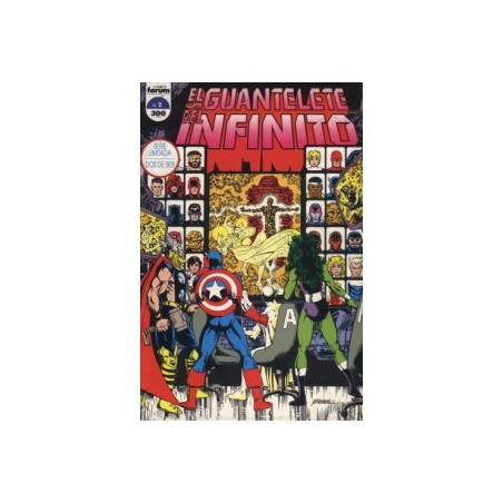 EL GUANTELETE DEL INFINITO Nº 1 A 3 DE 6 POR JIM STARLIN Y GEORGE PEREZ