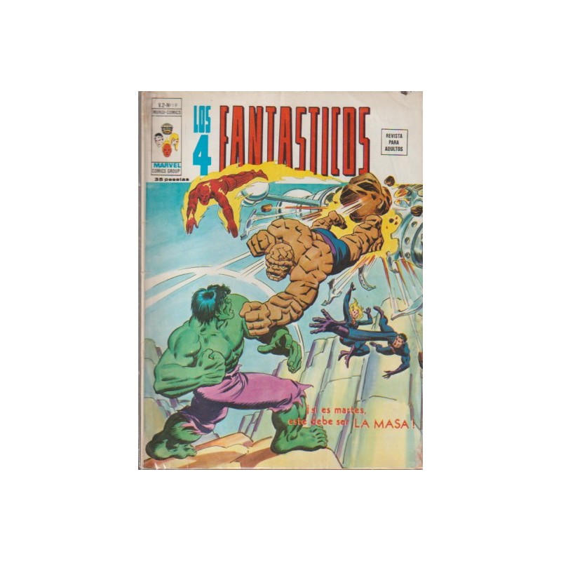LOS 4 FANTASTICOS VOL.2 Nº 19 : ¡ SI ES MARTES , ESTE DEBE SER LA MASA ¡ ED.VERTICE VOL.2