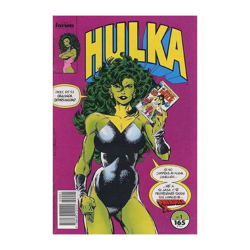 HULKA Nº 1 ED.FORUM POR JOHN BYRNE