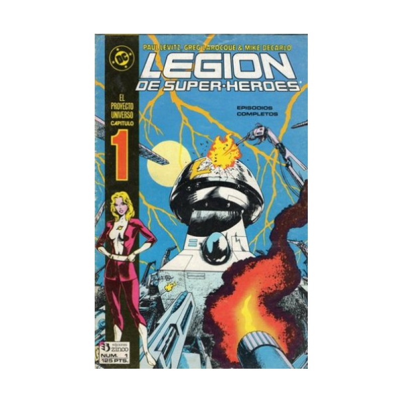 LEGION DE SUPERHEROES Nº 1 Y 2 ED.ZINCO