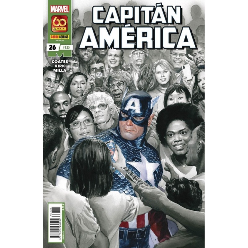 CAPITAN AMERICA VOL.8 Nº 125 ETAPA COATES 26 ED.PANINI