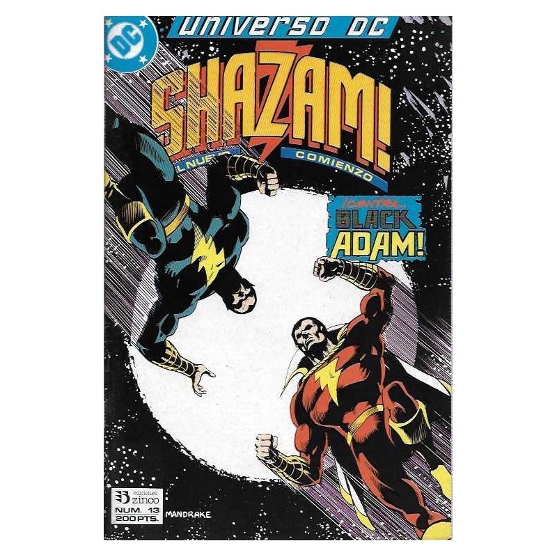 UNIVERSO DC Nº 12 Y 13 SHAZAM , EL NUEVO ORIGEN DEL CAPITAN MARVEL , ED.ZINCO