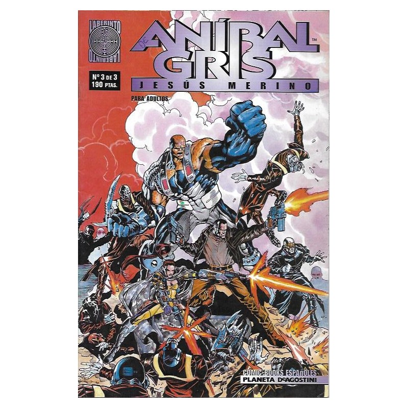 ANIBAL GRIS Nº 3 DE 3 LINEA LABERINTO AUTORES ESPAÑOLES