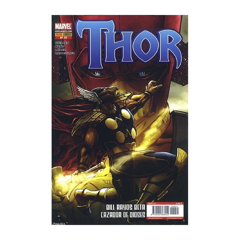 THOR VOL.4 Nº 21 ED.PANINI BILL RAYOS BETA CAZADOR DE DIOSES