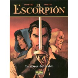 EL ESCORPION 1 AL 7 POR MARINI , ALBUMES TAPA DURA O CARTONE  ( EL Nº 5 ES DE TAPA BLANDA O RUSTICA )