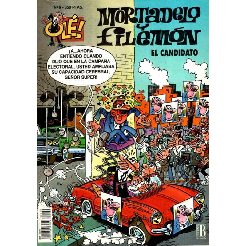 COLECCION OLE nº 9  MORTADELO Y FILEMON : EL CANDIDATO