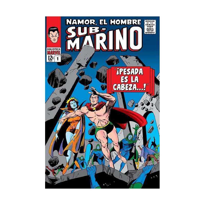 NAMOR VOL.1 Y 2 : pesada es la cabeza ... y como una bestia acosada ¡¡BIBLIOTECA MARVEL EDITORIAL PANINI