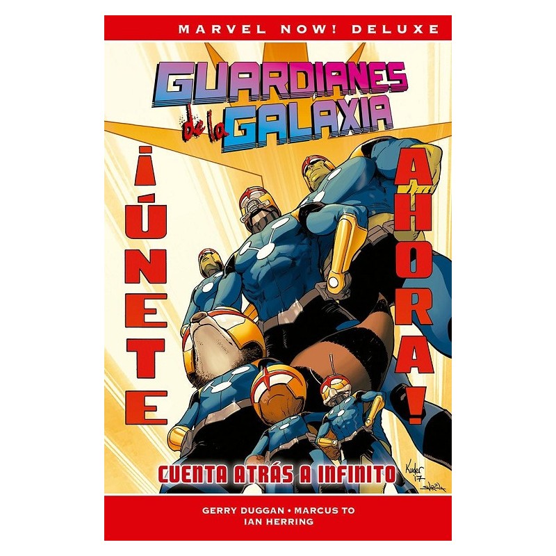 MARVEL NOW DELUXE ¡¡ GUARDIANES DE LA GALAXIA POR GERRY DUGGAN  ¡¡ ETAPA COMPLETA 2 VOLUMENES : JINETES EN EL CIELO Y CUENTA ATRAS A INFINITO