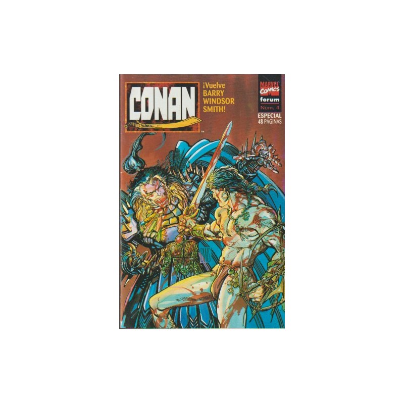 Conan Nº 4 conan vs rune , EL REGRESO DE BARRY WINDSOR SMITH A CONAN , ,ed.planeta , ultima serie MARVEL 1ª EPOCA