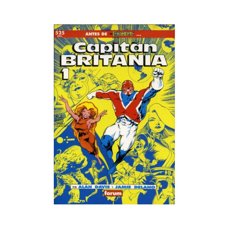 EL CAPITAN BRITANIA Nº 1 COL.PRESTIGIO VOL.1 Nº 19 POR ALAN DAVIS Y JAIME DELANO