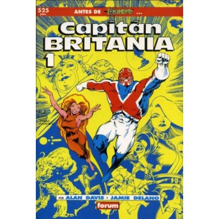 EL CAPITAN BRITANIA Nº 1 COL.PRESTIGIO VOL.1 Nº 19 POR ALAN DAVIS Y JAIME DELANO