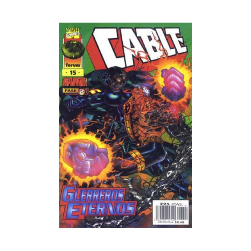CABLE VOL.2 Nº 15 : GUERREROS ETERNOS ,ONSLAUGHT FASE 2 ED.FORUM