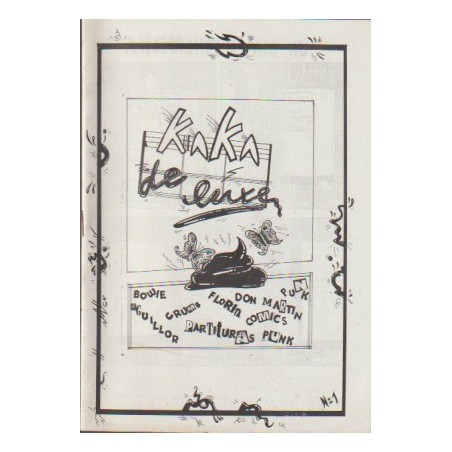 KAKA DELUXE 1 Y 2 , FANZINE , AÑO 1977
