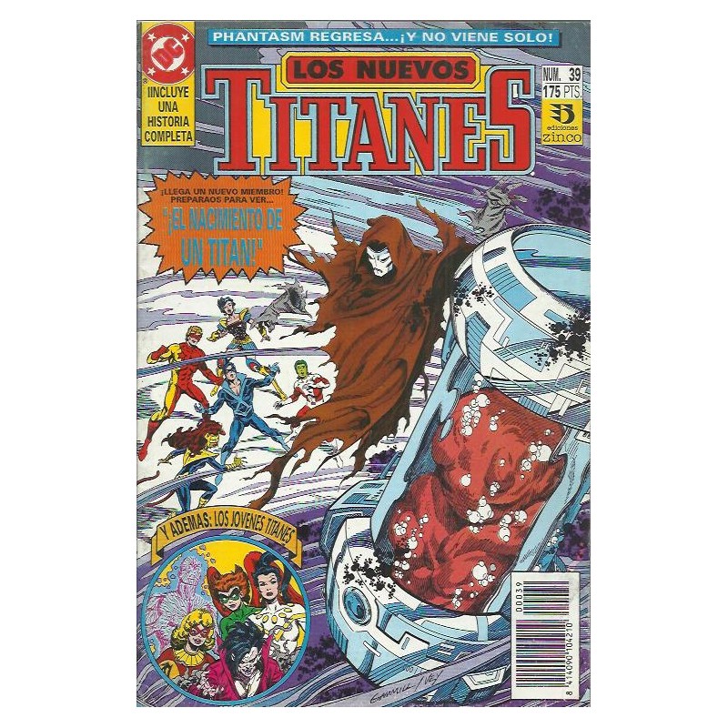 LOS NUEVOS TITANES VOL.2 Nº 39 ED.ZINCO