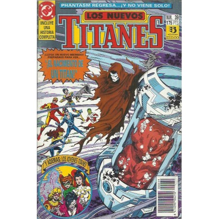 LOS NUEVOS TITANES VOL.2 Nº 39 ED.ZINCO