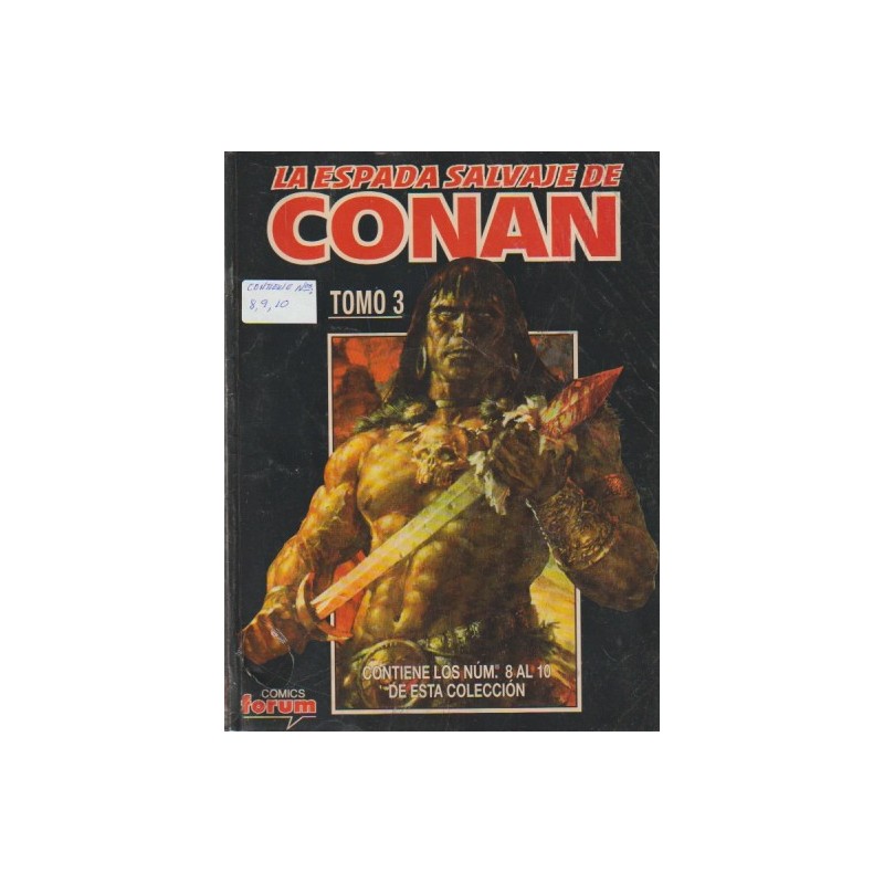 LA ESPADA SALVAJE DE CONAN VOL.2 NUMEROS 8 AL 10 EN UN RETAPADOI