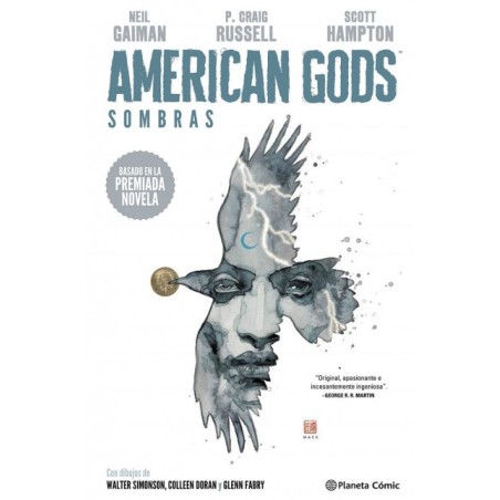 AMERICAN GODS : LIBRO 1 :  SOMBRAS POR NEIL GAIMAN ( SANDMAN )
