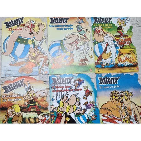 Cuentos Troquelados Asterix El Galo - Goscinny Uderzo Fher 1981 Serie Completa