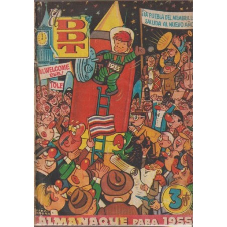 DDT ALMANAQUE PARA 1955 , PROCEDENTE DE ENCUADERNACION