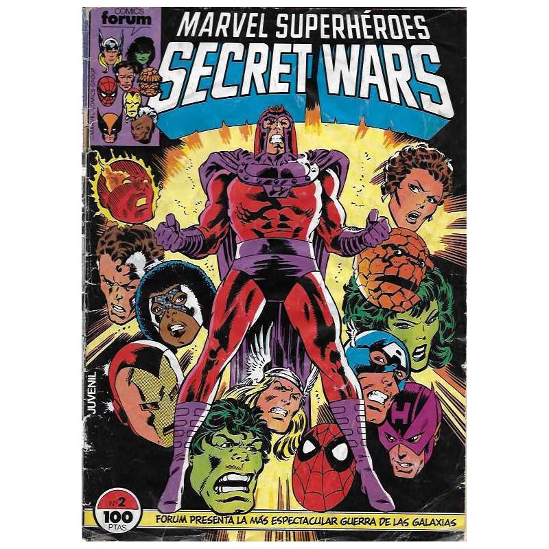 SECET WARS I Nº 1 AL 4 SEGUNDA EDICION , Nº 2 PRIMERA EDICION