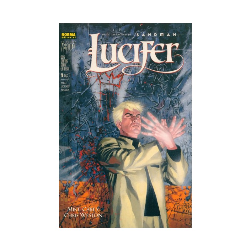 COL.VERTIGO Nº 175 LUCIFER SEIS CARTAS SOBRE LA MESA 1 DE 2 , NUMEROS 1 Y 2 USA