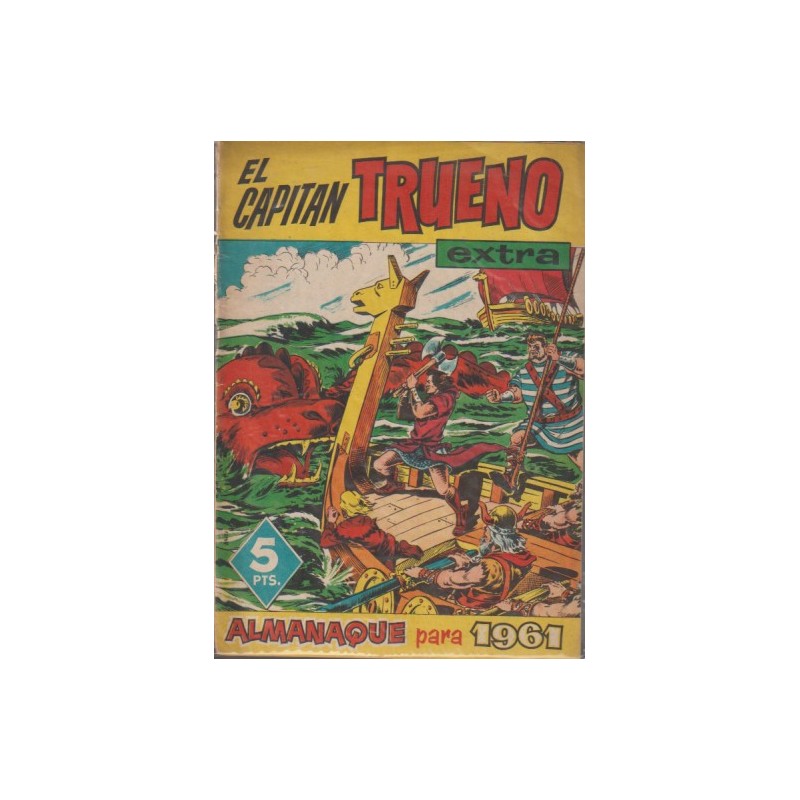 EL CAPITAN TRUENO EXTRA ALMANAQUE PARA 1961