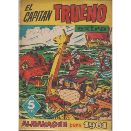 EL CAPITAN TRUENO EXTRA ALMANAQUE PARA 1961