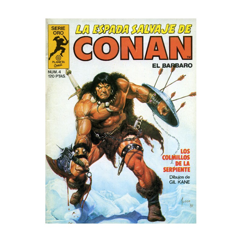 LA ESPADA SALVAJE DE CONAN VOL.1 Nº 4 1ª EDICION