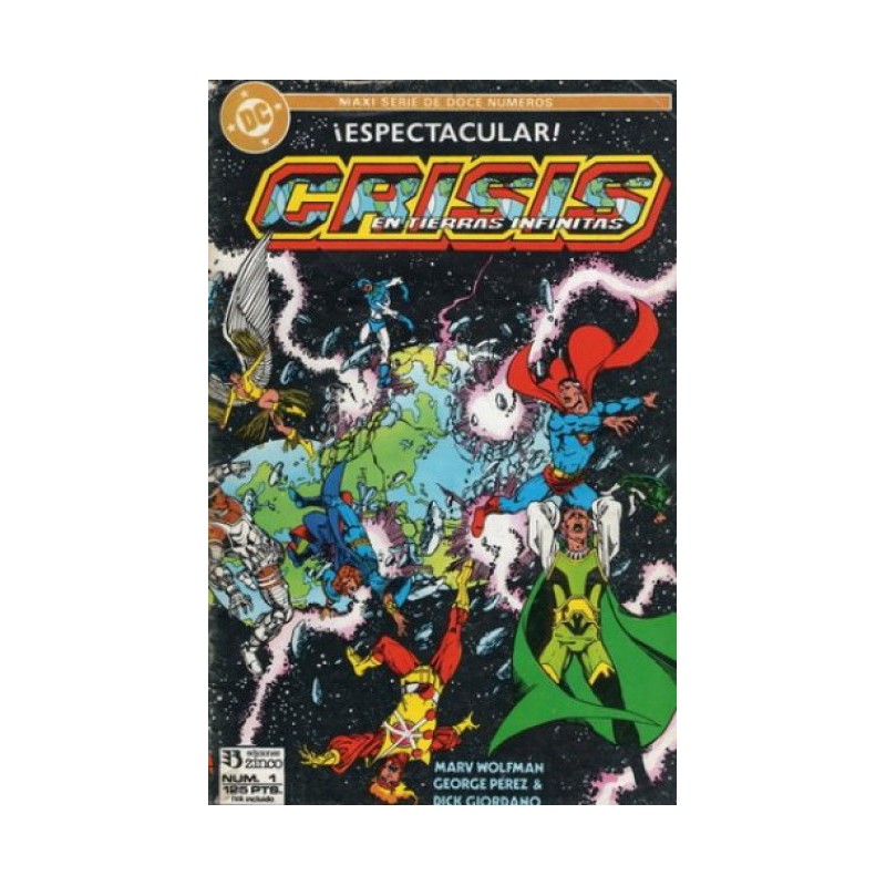 Crisis en tierras infinitas NUMEROS 1 Y 2 POR MARV WOLFMAN Y GEORGE PEREZ