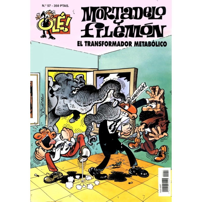 COLECCION OLE Nº 57 MORTADELO Y FILEMON : EL TRANSFORMADOR METABOLICO