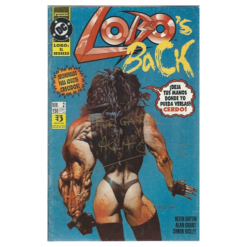 LOBO EL REGRESO  COL.COMPLETA Nº 1 A 4 POR ALAN GRANT Y SIMON BISLEY ,LOBO'S BACK