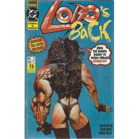 LOBO EL REGRESO  COL.COMPLETA Nº 1 A 4 POR ALAN GRANT Y SIMON BISLEY ,LOBO'S BACK