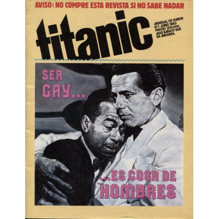 TITANIC COL.COMPLETA 10 REVISTAS DE COMIC ENCUADERNADA EN 2 VOLUMENES