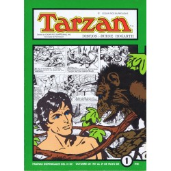 TARZAN DE HAROLD FOSTER EDICIONES ESTEVE Nº 0 A 3 PAGINAL DOMINICALES DEL 10 DE OCTUBRE DE 1938 AL 10 DE SEPTIEMBRE DE 1940