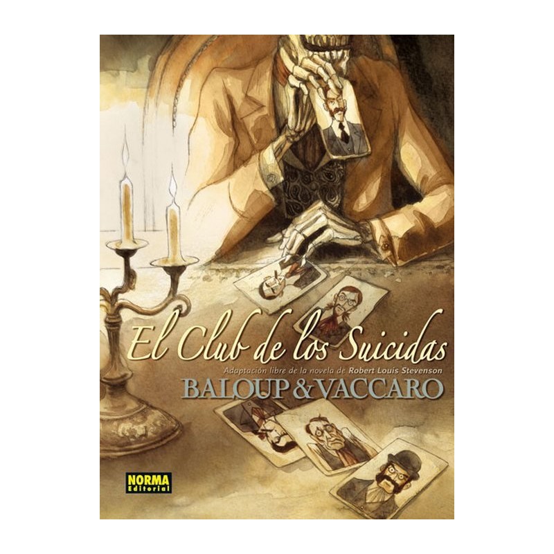 EL CLUB DE LOS SUICIDAS , ADAPTACION LIBRE DE LA NOVELA DE ROBERT LOUIS STEVENSON