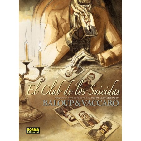 EL CLUB DE LOS SUICIDAS , ADAPTACION LIBRE DE LA NOVELA DE ROBERT LOUIS STEVENSON