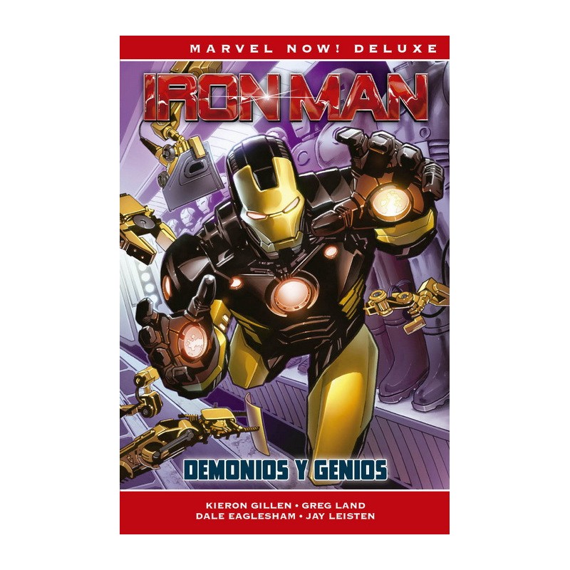 MARVEL NOW DELUXE IRON MAN DE KIERON GILLEN VOL.1 DEMONIOS Y GENIOS