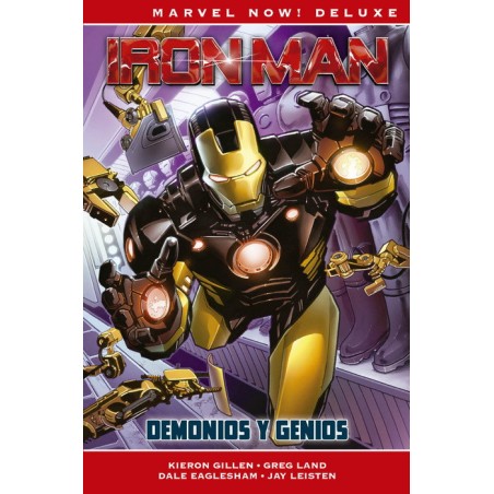 MARVEL NOW DELUXE IRON MAN DE KIERON GILLEN VOL.1 DEMONIOS Y GENIOS