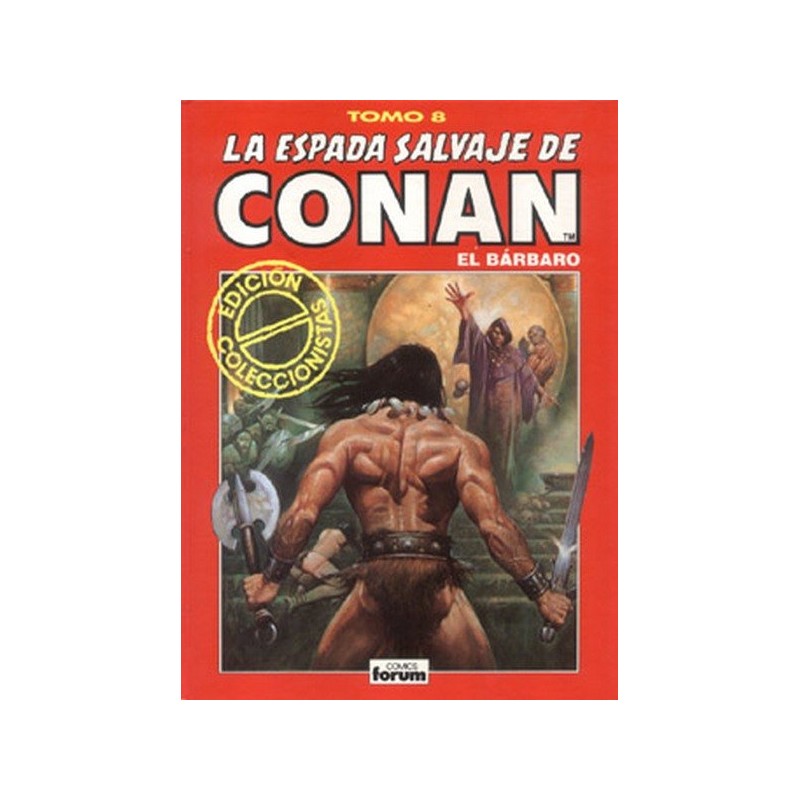 LA ESPADA SALVAJE DE CONAN EDICION COLECCIONISTA  TOMO ROJO 8 ( nº 22 al 24 )