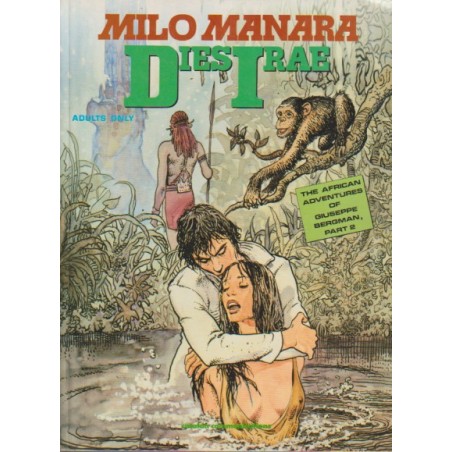 AN AUTHOR IN SEARCH OF SIX CHARACTERS AND DIES TRAE  ( H.P Y GIUSSEPE BERGMAN THE AFRICAN ADVENTURES PCOMPLETA PARTE 1 Y 2 ) POR MILO MANARA , RUSTICA INGLES , CATALAN COMMUNICATIONS