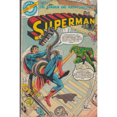 SUPERMAN ED.BRUGUERA Nº 10 EL ATAQUE DEL KRYPTONIODE ¡