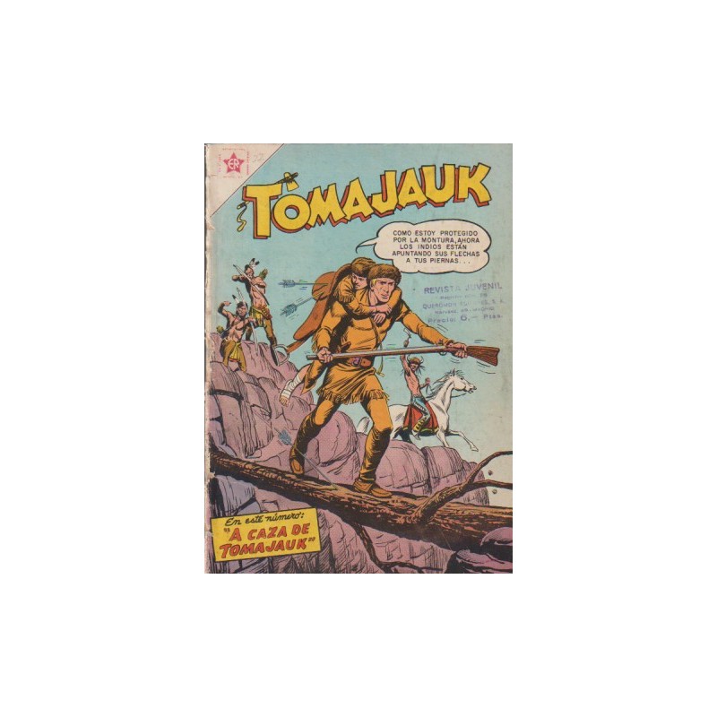 TOMAJAUK Nº 22 ¡ A CAZA DE TOMAJAUK ¡  EDITORIAL NOVARO , PROCEDENTE DE ENCUADERNACION