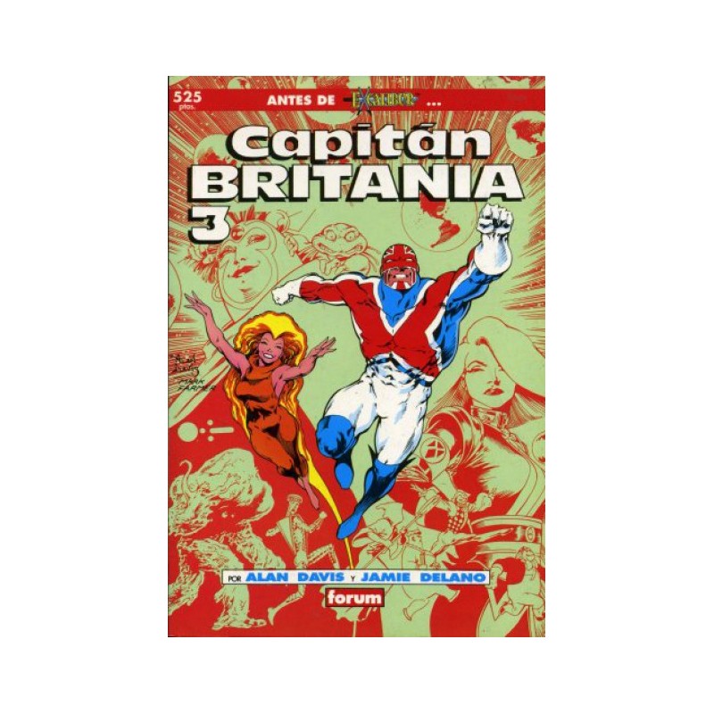 CAPITAN BRITANIA Nº 3 POR ALAN DAVIS Y JAIME DELANO , COL.PRESTIGIOS VOL.1 Nº 21