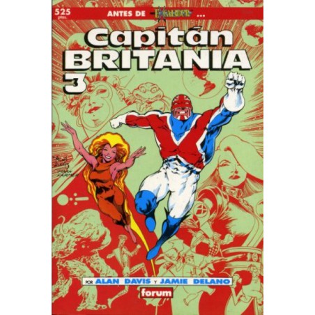 CAPITAN BRITANIA Nº 3 POR ALAN DAVIS Y JAIME DELANO , COL.PRESTIGIOS VOL.1 Nº 21