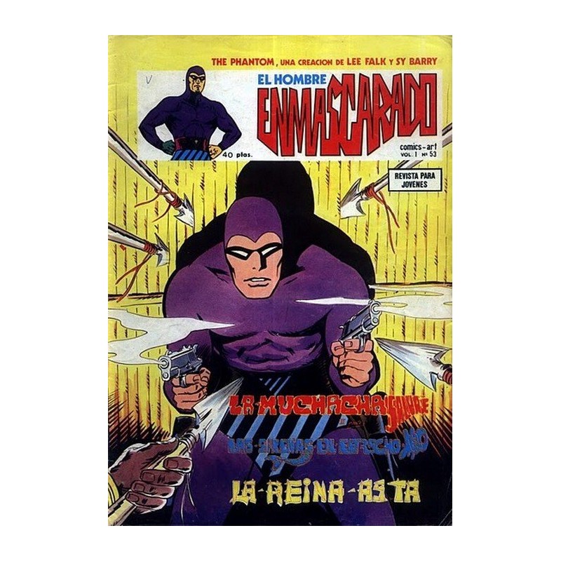 EL HOMBRE ENMASCARADO Nº 53 ED.VERTICE VOL.1 : LA MUCHACHA SALVAJE - LAS SIRENAS DEL ESTRECHO - LA REINA ASTA