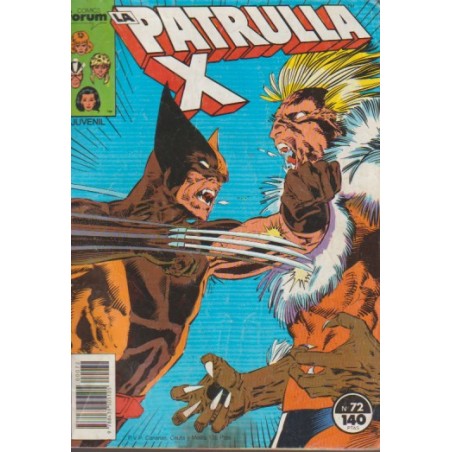 LA PATRULLA X VOL.1 Nº 72 ED.FORUM