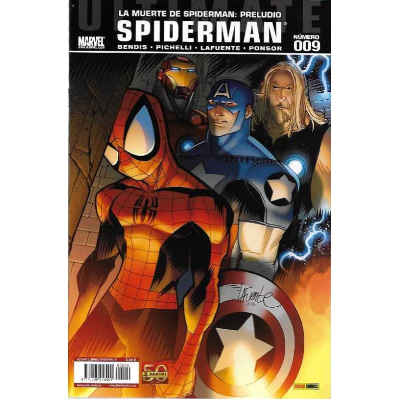 ULTIMATE COMICS SPIDERMAN Nº 9 LA MUERTE DE SPIDERMAN PRELUDIO