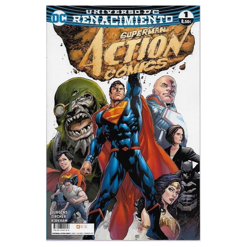 SUPERMAN ACTION COMICS Nº 1 UNIVERSO DC RENACIMIENTO