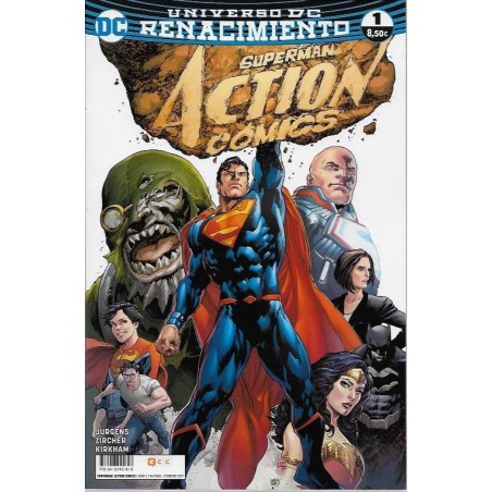 SUPERMAN ACTION COMICS Nº 1 UNIVERSO DC RENACIMIENTO